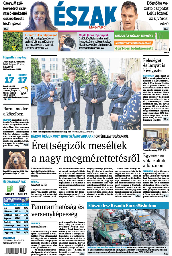 Lapszám: 2025.05.08.
