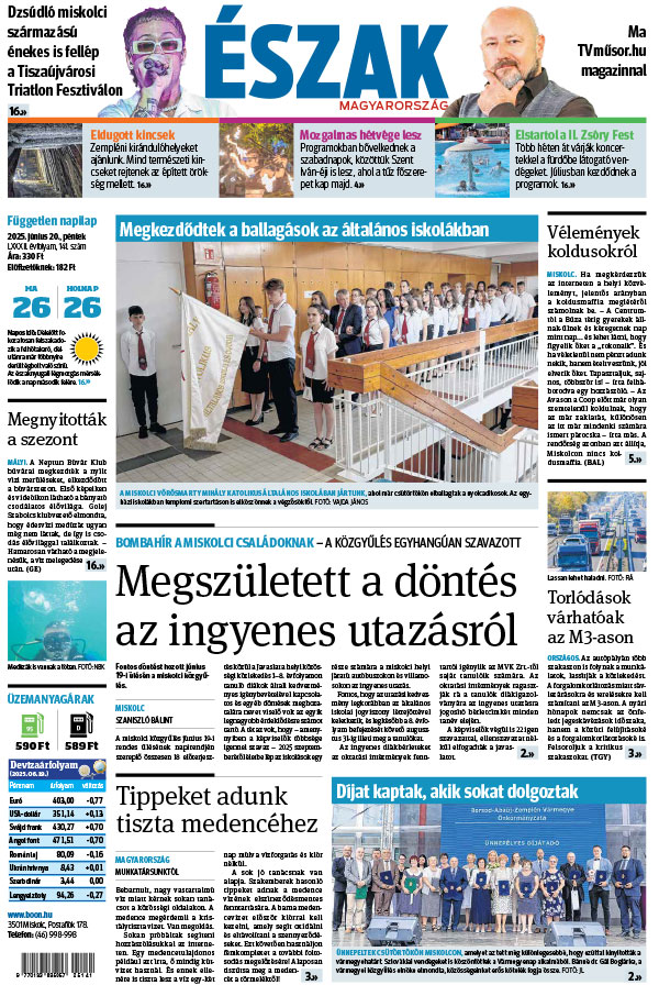 Lapszám: 2025.06.20. + MELLÉKLET