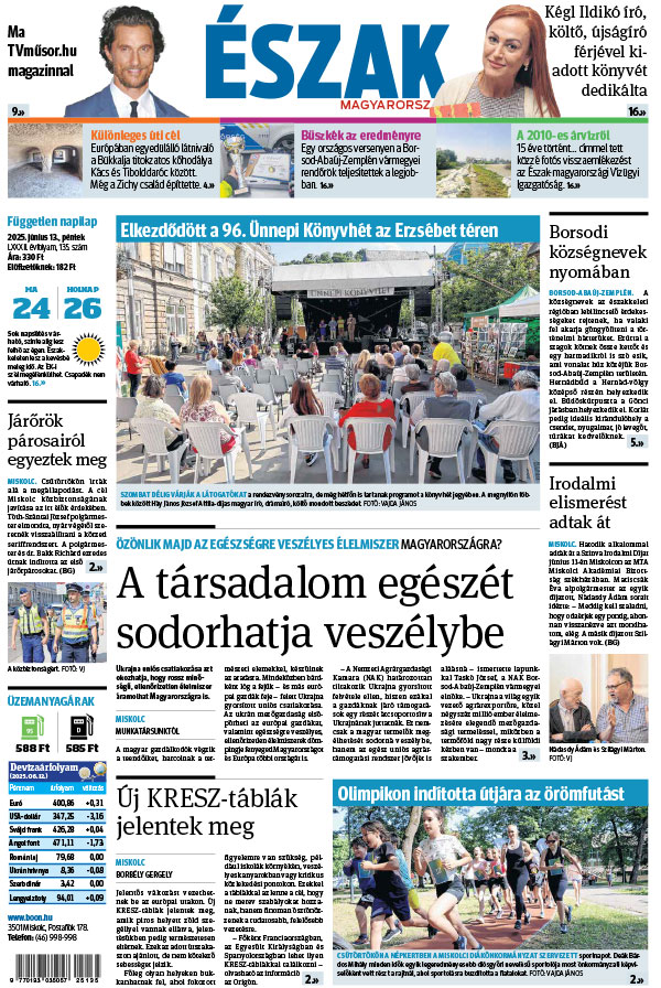 Lapszám: 2025.06.13. + MELLÉKLET
