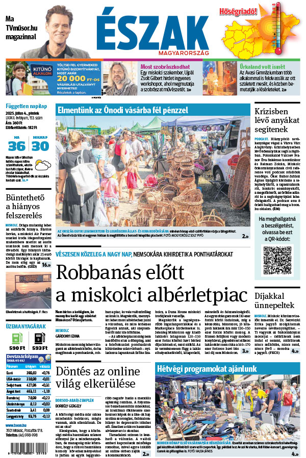 Lapszám: 2025.07.04. + MELLÉKLET