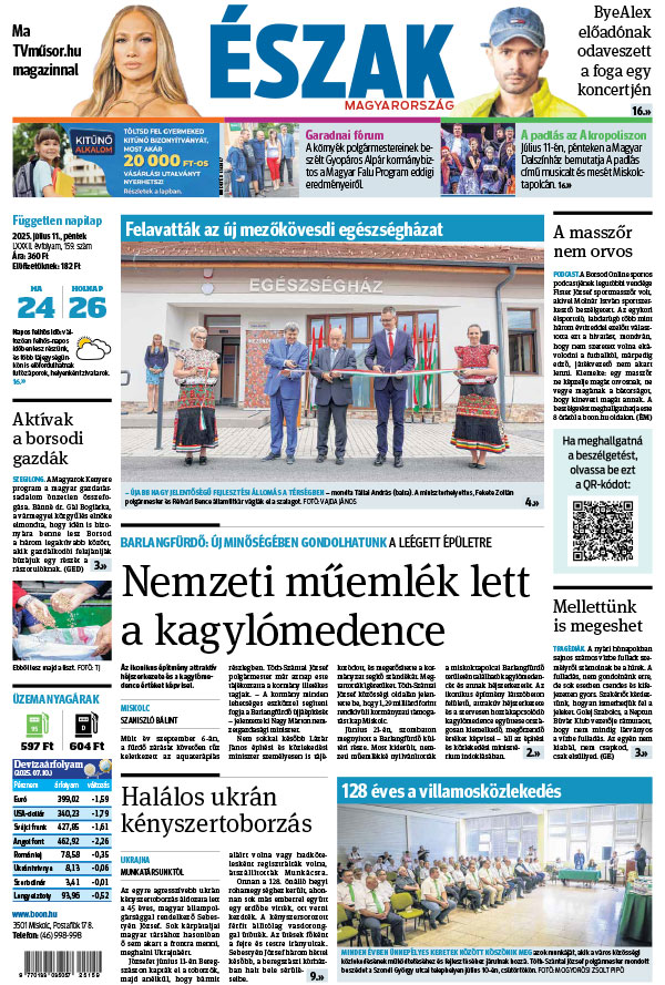 Lapszám: 2025.07.11. + MELLÉKLET
