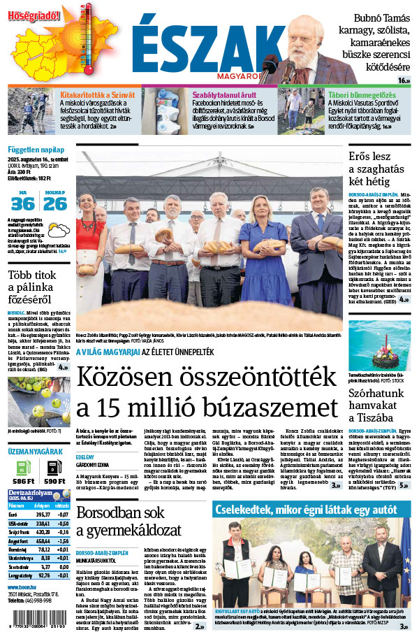 Lapszám: 2025.08.16.