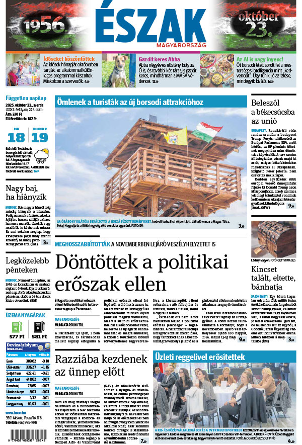 Lapszám: 2025.10.22.