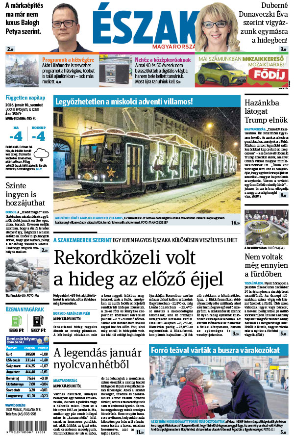 Lapszám: 2026. 01. 10.