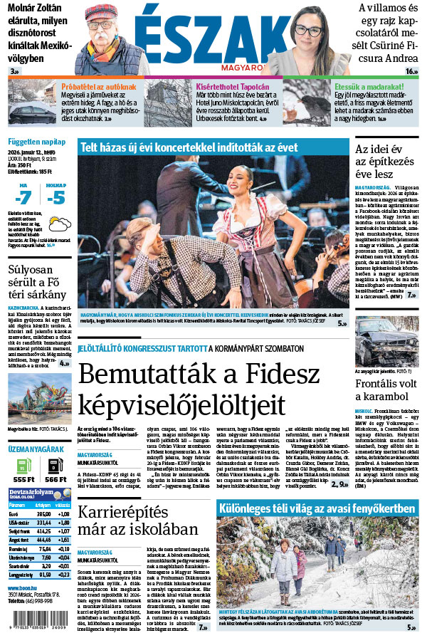 Lapszám: 2026. 01. 12.