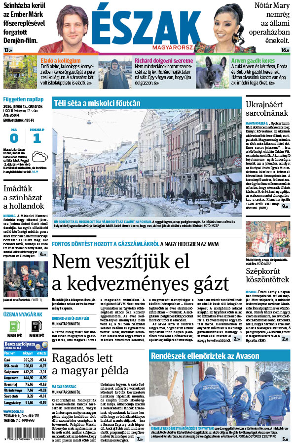 Lapszám: 2026. 01. 15.