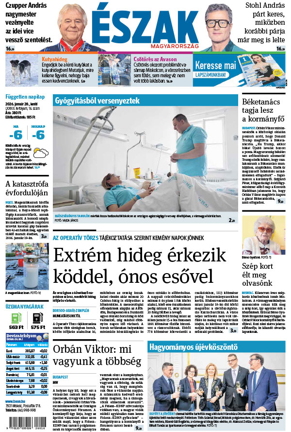 Lapszám: 2026. 01. 20.