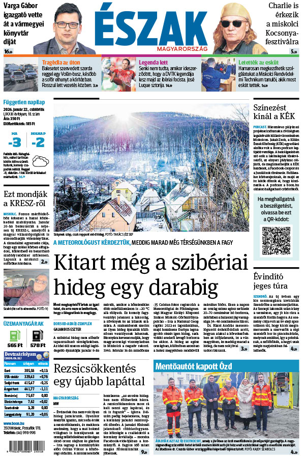 Lapszám: 2026. 01. 22.