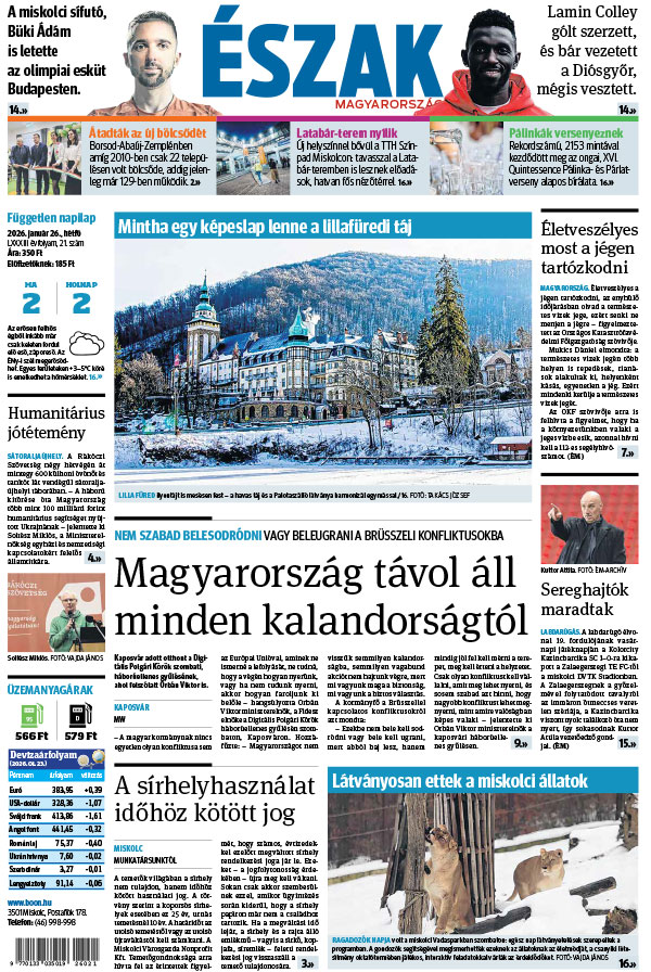 Lapszám: 2026. 01. 26.