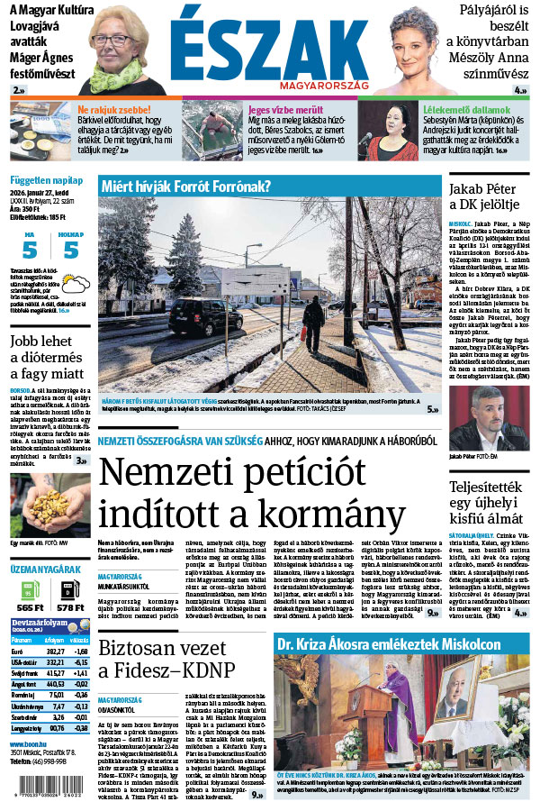 Lapszám: 2026. 01. 27.