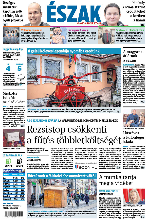 Lapszám: 2026. 02. 10.