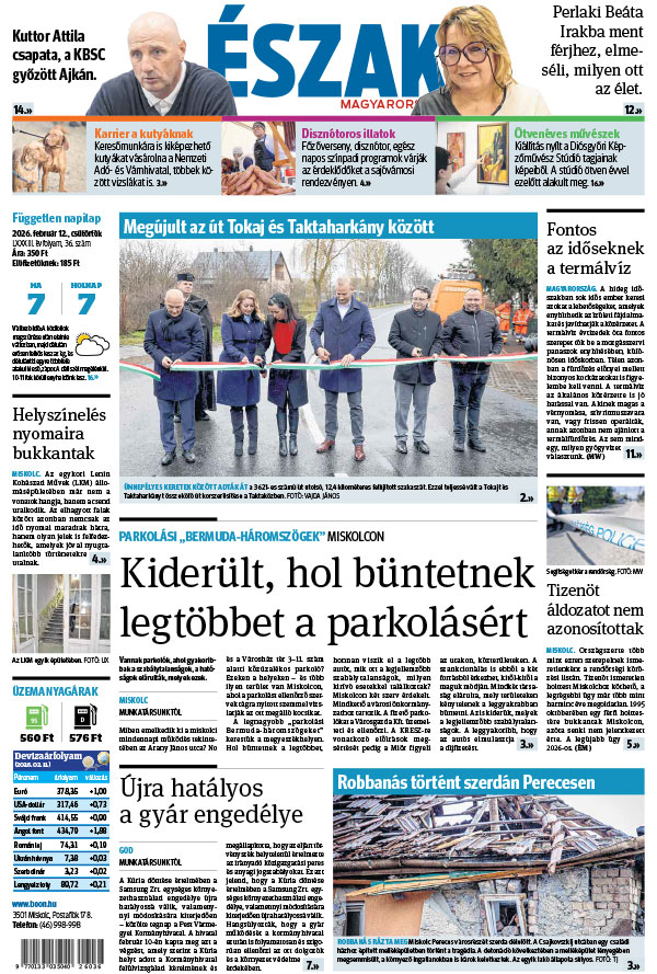 Lapszám: 2026. 02. 12.