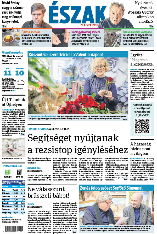 Lapszám: 2026. 02. 14.