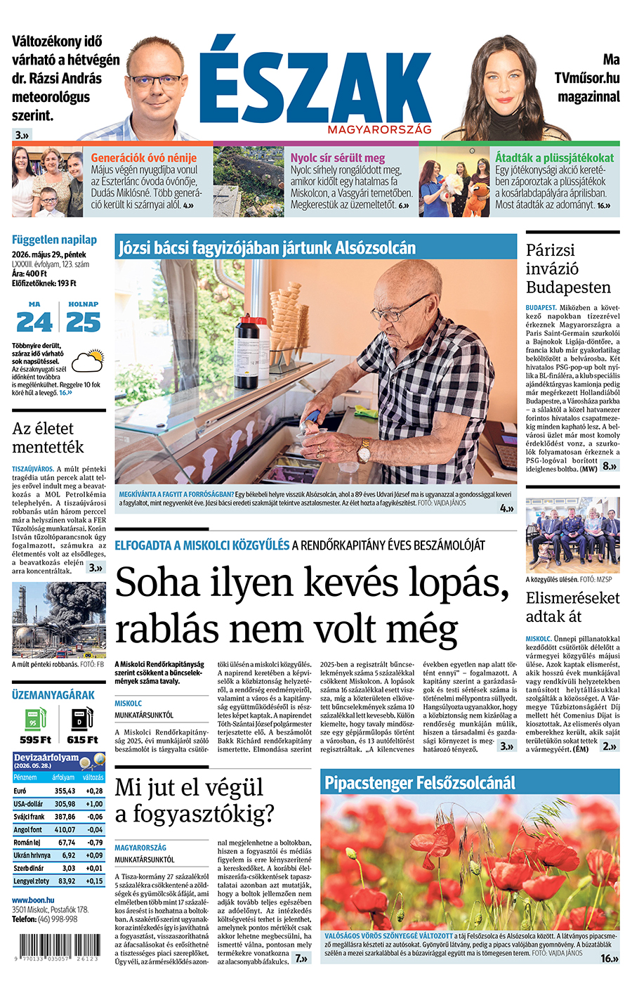 Lapszám: 2026.05.29. + Melléklet
