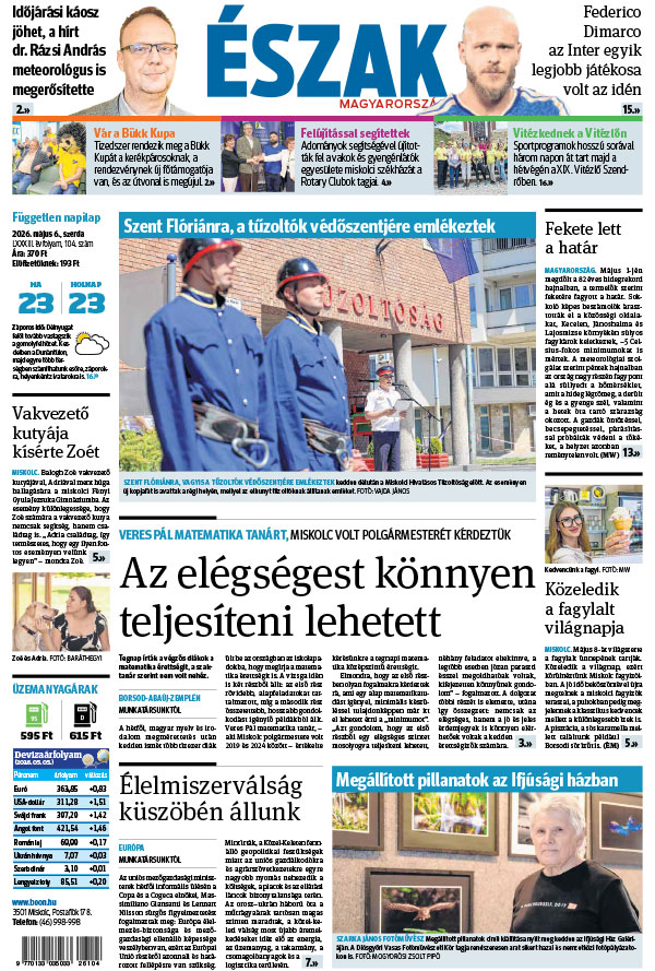 Lapszám: 2026. 05. 06.