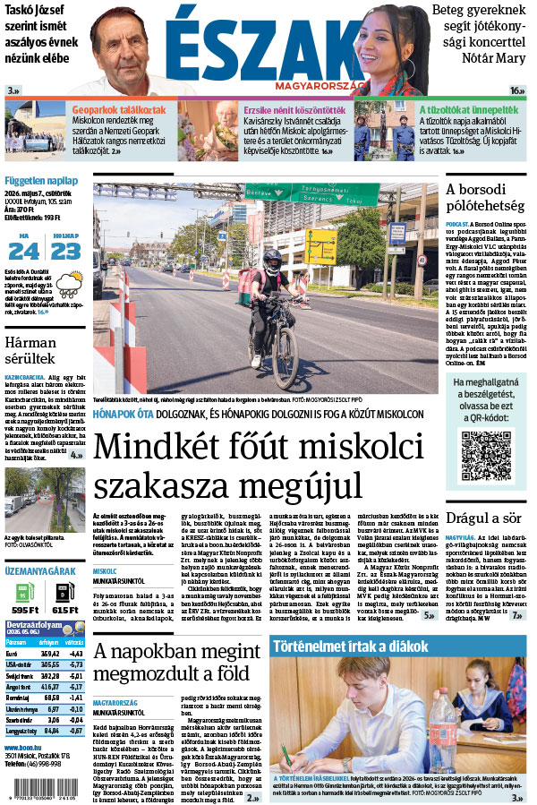 Lapszám: 2026. 05. 07.