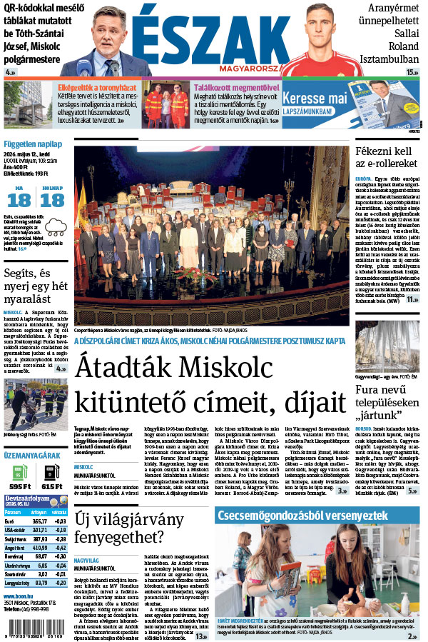 Lapszám: 2026. 05. 12.