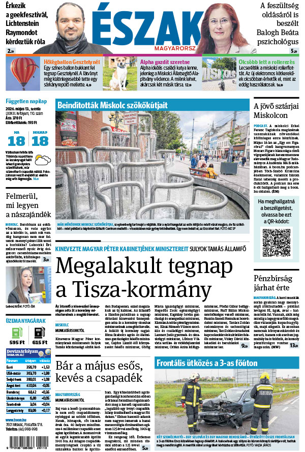 Lapszám: 2026. 05. 13.