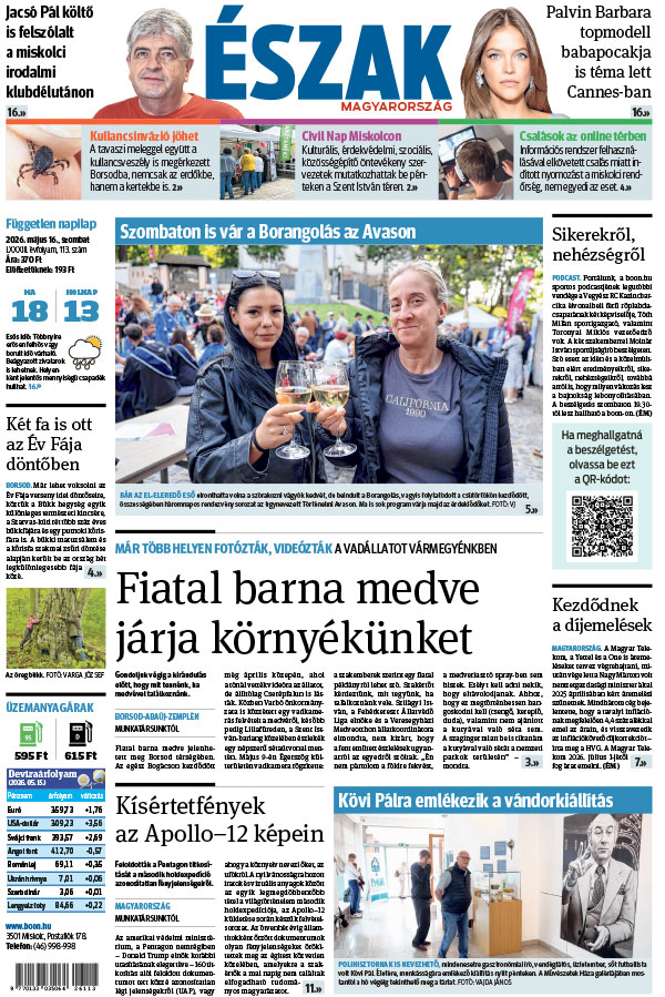 Lapszám: 2026. 05. 16.