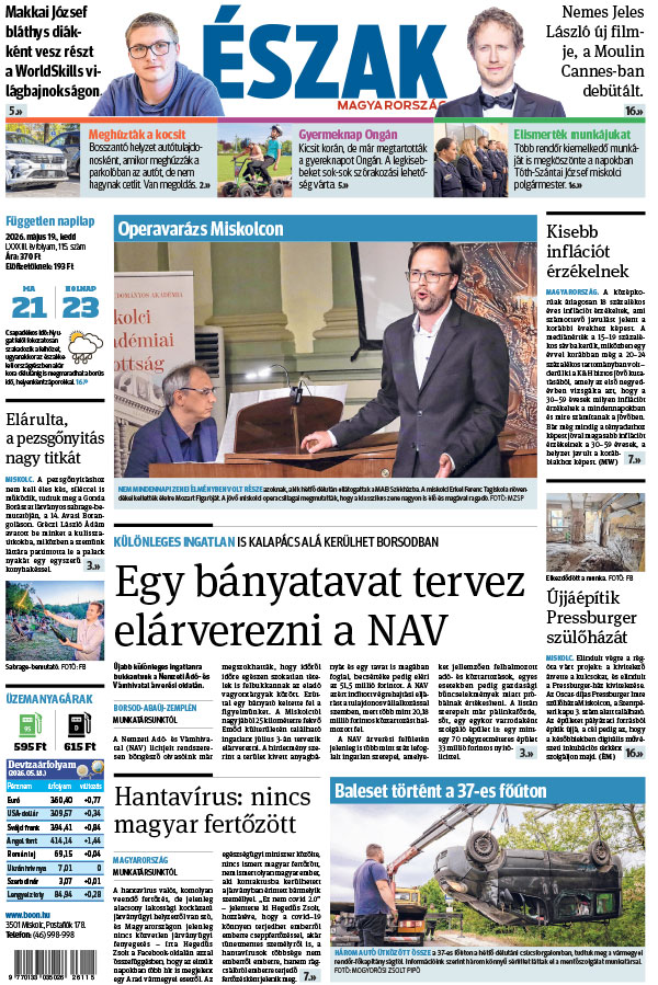 Lapszám: 2026. 05. 19.