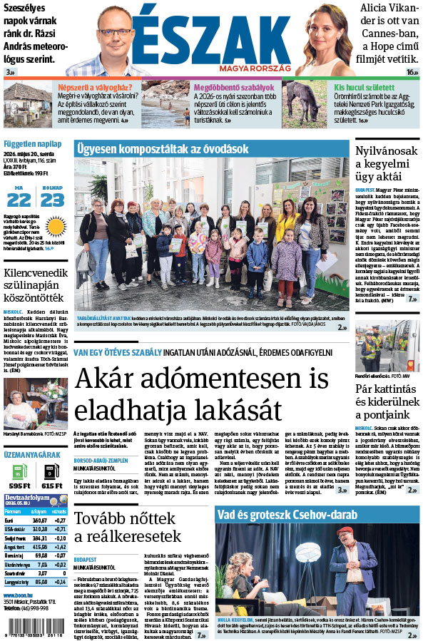 Lapszám: 2026. 05. 20.