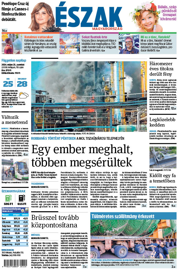 Lapszám: 2026. 05. 23.