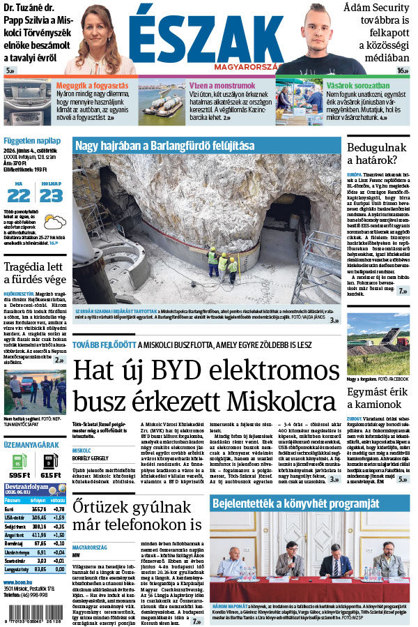 Lapszám: 2026. 06. 04.