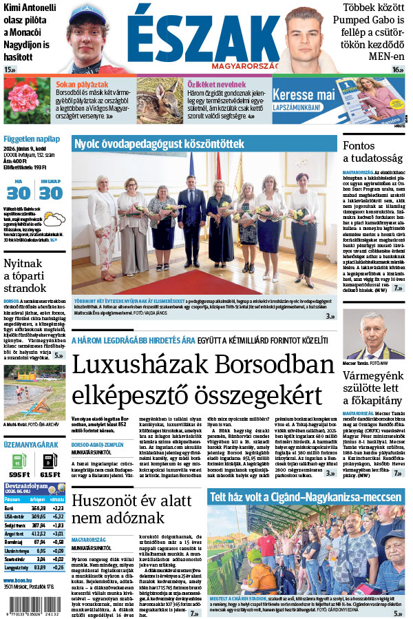 Lapszám: 2026. 06. 09.