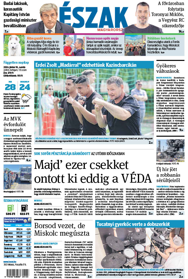 Lapszám: 2026. 06. 10.