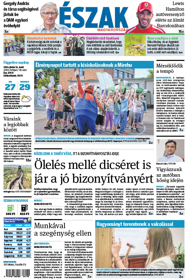 Lapszám: 2026. 06. 16.