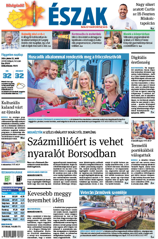 Lapszám: 2026. 06. 22.