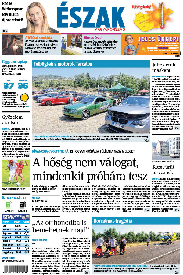 Lapszám: 2026. 06. 29.