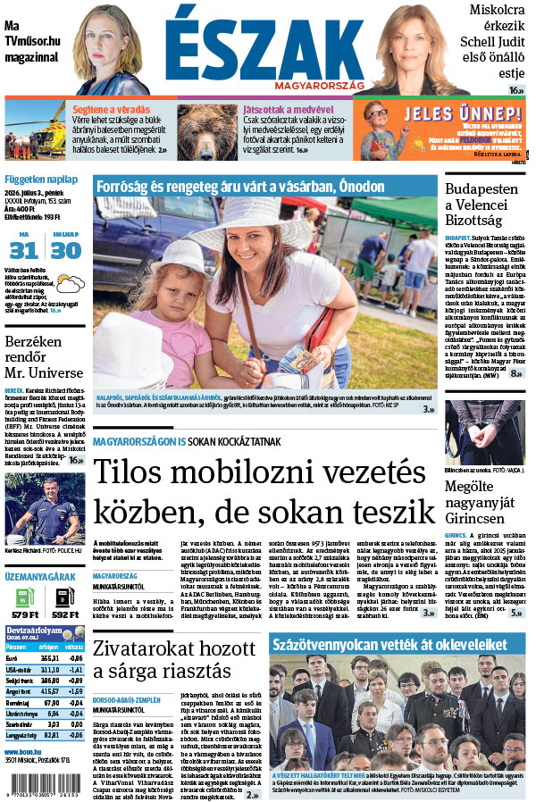 Lapszám: 2026. 07. 03.