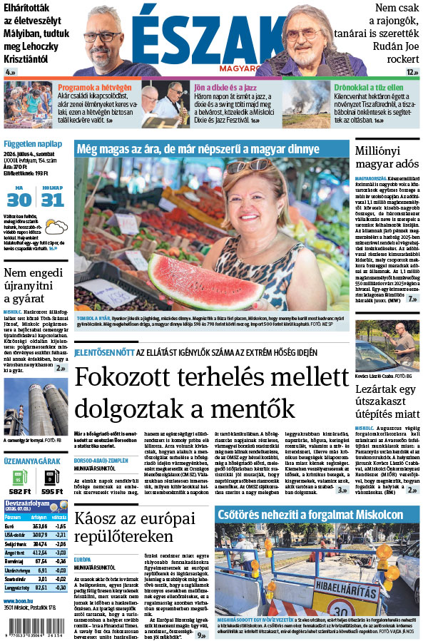 Lapszám: 2026. 07. 04.