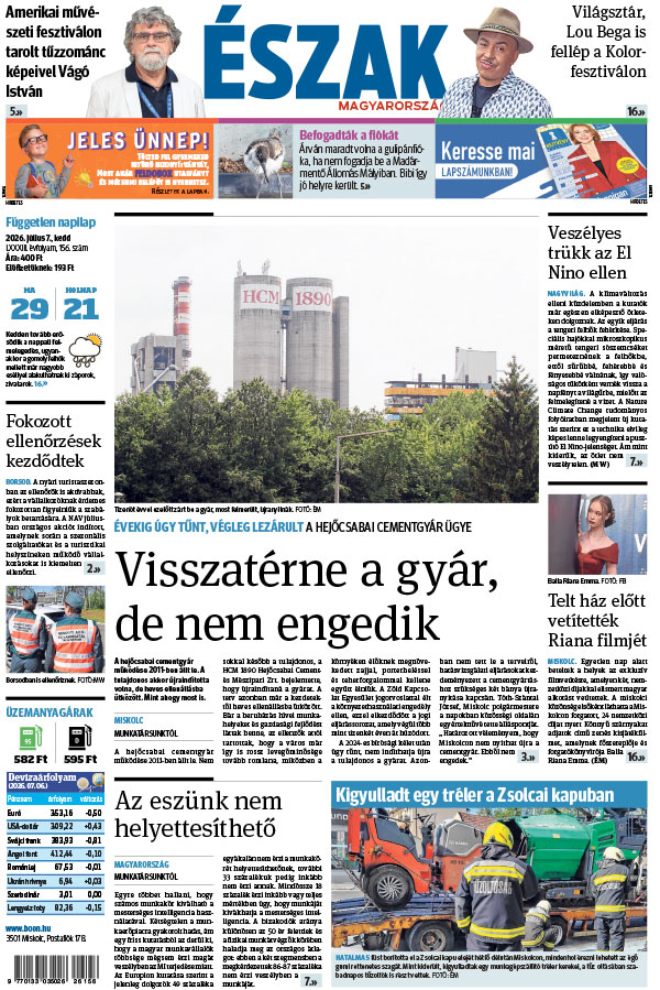 Lapszám: 2026. 07. 07.
