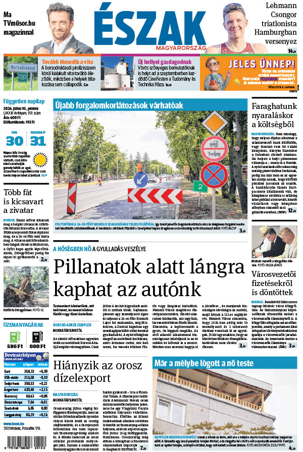 Lapszám: 2026. 07. 10.
