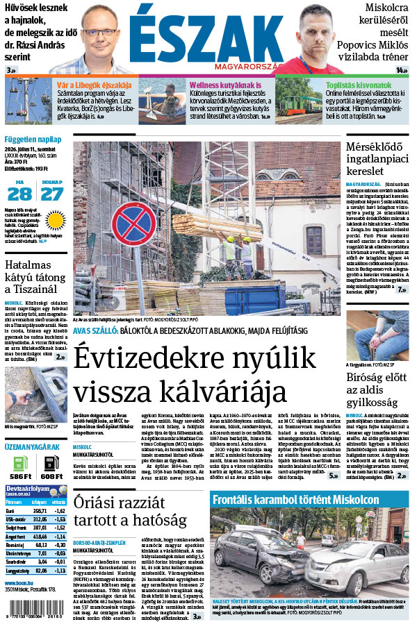 Lapszám: 2026. 07. 11.
