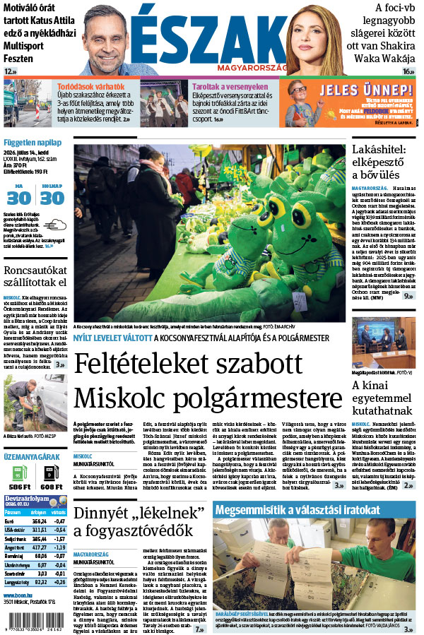 Lapszám: 2026. 07. 14.