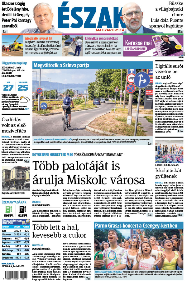 Lapszám: 2026. 07. 21.