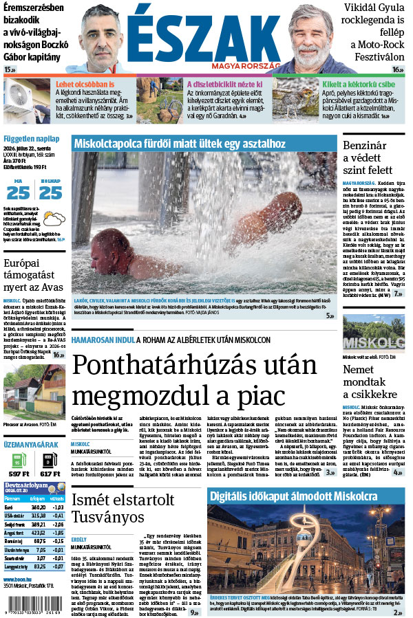Lapszám: 2026. 07. 22.