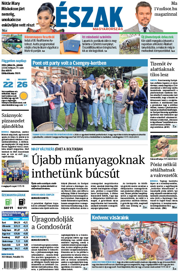 Lapszám: 2026. 07. 24.
